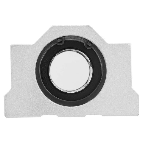 Front view of Aluminum Alloy Linear Motion Pillow Block Bearing With Closed Housing Built Tough For Smooth Low Friction High Speed Operation Ball Bearing Slide Block 25mm Bore SCS25UU.
