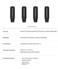 Dual Band Antenna 4 Piece Set For FPV Goggles V2 And Drone Transmitters Replacement Parts, shown in packaging overview