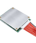 Heavy Duty 10S 36V 35A BMS Protection Board For LiFePO4 Battery Packs with wiring and heatsink viewed from above.