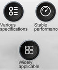 Icons highlighting features of 360 Degree Rotating Lab Fume Hood With Adjustable Pivots And Flexible Fume Extractor Arm System