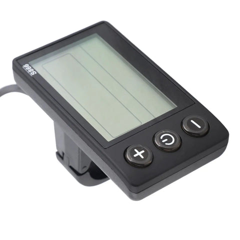 Must Have LCD Display For Electric Bikes And Scooters With Large Backlit Screen Waterproof Handlebar Mount Easy Install Real Time Ride Stats SM Plug 24V 36V 48V Compatible