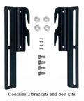 Heavy Duty Headboard Adapter Brackets And Bed Frame Hooks For Metal Beds, includes 2 steel brackets and bolt kits for easy installation.