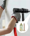 Self Tapping Screws And Expansion Bolts Kit For Concrete And Drywall Anchors Self Drilling No Pre Drill Installation Yellow Zinc Plated Carbon Steel Rust Resistant Anchor Set For Heavy Shelving Cabinets And Wall Mounts, drill and anchor close-up