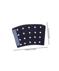 Cut Resistant Wrist Sleeves With Breathable Forearm Guards offering rock solid protection, dark blue, 37cm x 23.5cm, designed for gardening and shop work.