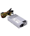 Beefy 300W High Efficiency Industrial Power Supply PSU ENH1930 80 Plus Rated For Reliable Server And PC Builds, Durable Metal Case, Quiet Cooling, 24x7 Operation, Energy Saving Power Adapter, silver PSU with fan and cable bundle