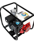 Gas Powered 2 Inch Semi Trash Water Pump With 212cc 4 Stroke Engine 158 GPM High Flow 26 Feet Suction 105 Feet Lift