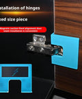 Magnetic Door Hinge Jig For Quick Drill Free Installation And Precise Hinge Alignment on cabinet door