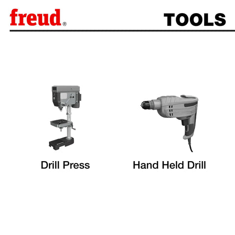 Serrated Edge Forstner Drill Bit Half Inch Diameter With Quarter Inch Shank For Super Fast And Flawless Wood Cutting Quality Forged Construction Gives Extended Tool Life With Ultra Sharp Spur For Precise Starting And Smooth Flat Holes Every Time
