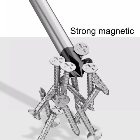 2 Pcs Rugged Phillips Screwdriver PH2 Magnetic Tip Non Slip Grip Chrome Vanadium Steel Tough Enough For Any Job lifting metal screws with a magnetic tip.