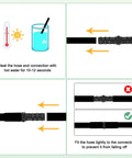 Installation instructions for 20 Pack Drip Irrigation Barbed Fittings For Three Eighths Inch Tubing Connector