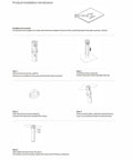 Slick Pop Up Power Strip With Built In Wireless Charging And Touch Controls That Lifts Smoothly From Desktop Or Kitchen Counter For A Hassle Free Clean Workspace Game Changer installation guide with dimensions and steps shown.