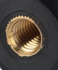 Close-up of M8 Female Thread Ball Knob Set 5 Pack 32mm Diameter Polished Bakelite Round Machine Knobs For Handles And Tool Replacement Easy Screw On Durable Rustproof Insulated Performance