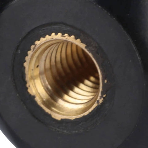 Close-up of M8 Female Thread Ball Knob Set 5 Pack 32mm Diameter Polished Bakelite Round Machine Knobs For Handles And Tool Replacement Easy Screw On Durable Rustproof Insulated Performance