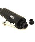 Top Tier 16 Piece Air Straight Die Grinder Kit Generating 22000 Rpm with black aluminum frame and dual collet system.