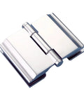 Top Tier Zero Angle 180 Degree Double Acting Glass Door Hinge For Bathroom And Shower Room With Slick Full Swing and Rock Solid Heavy Duty Build Quality For Long Term Use.