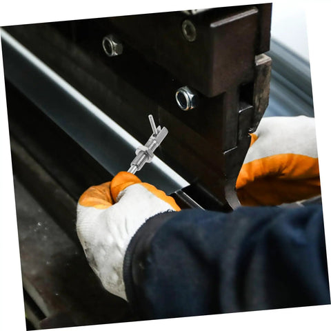 Tough As Nails Stainless Steel L Handle Spring Plunger Locking Pin used to secure metal during fabrication.