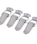 Stainless Steel Spring Loaded Toggle Latch Hardware Draw Catch Clip For Small Boxes Trunks Tool Chests And Cases Durable Anti Corrosion 4 Pack