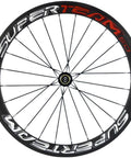 Toray T700 Carbon Fiber 50mm Clincher Wheelset for 700C Road Bikes With 23mm Wide Rim Deep Section 3K Red and White 3D Decal