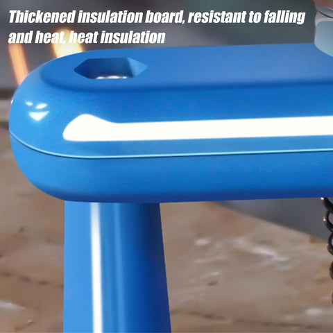 Close-up of Heavy Duty Magnetic Welding Ground Clamp Tool With Rust Resistant Slip Grip For All Metal Surface Soldering Projects And Reliable Fixture Work.