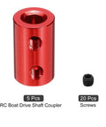 Rigid Shaft Coupler 3mm To 6mm L20mm By D12mm Aluminum Alloy Pro Grade Joint Connector Set For 3D Printers And DIY Projects Encoder Ready