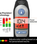 Digital Ear Thermometer For Adults And Infants With Preheated Tip Infrared Reading ExactTemp Beep For Proper Positioning Fast Accurate Temperature Readings Pediatrician Recommended Kid Friendly, front view
