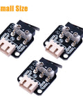 Endstop Limit Switch Accessory Kit For 3D Printers With X Y Z Axis Cables Includes Three Switches And Plug In Cables