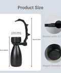 Precision Miniature Painting Handle With Stabilizer Bar And Magnetic Base For No Slip Gripping 360 Degree Rotating Model Holder
