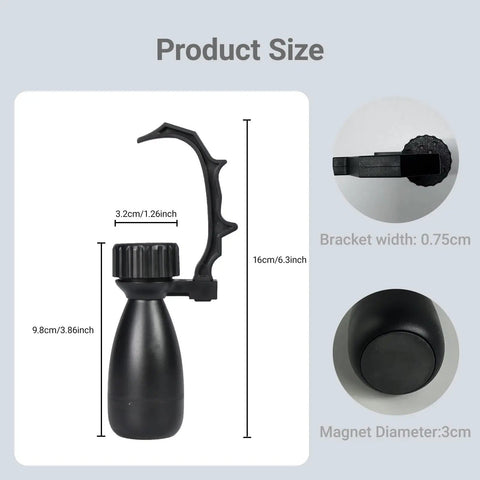 Precision Miniature Painting Handle With Stabilizer Bar And Magnetic Base For No Slip Gripping 360 Degree Rotating Model Holder