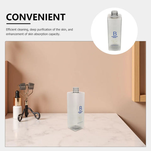 3 Pack Replacement Bottles For Beauty Machine Series 1 And Series 2, Plastic Material, Easy Swap, Hygienic Design For Quick Maintenance, Pro Grade Skin Care Tools For Home And Pro Use, clear bottle