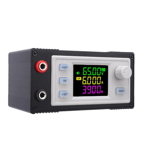Adjustable DC Voltage Regulator 12V To 72V Input, 0V To 65V Output, 390W 6A CNC Lab Benchtop Power Supply with LCD display