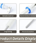Top Shelf Steam Probe Set Replacement For Breville Oracle Touch And Dual Boiler Espresso Machines 3 Piece Kit material details