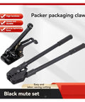 Heavy Duty Manual Strapping Machine Kit With Silent Buckle-Free PET And PP Banding Tensioner And Sealer Set for smooth packaging jobs.