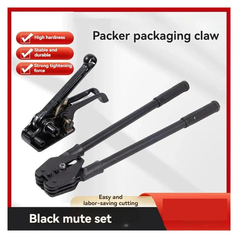 Heavy Duty Manual Strapping Machine Kit With Silent Buckle-Free PET And PP Banding Tensioner And Sealer Set for smooth packaging jobs.