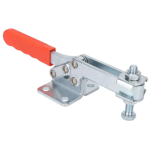 Heavy Duty Toggle Clamp With Arrow Storage Case, 500 Kg Clamping Force, iron body with red handle for welding and equipment installation
