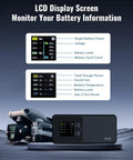200W Parallel Drone Battery Charger Hub For DJI Air 3 And Air 3S with LCD display showing battery information