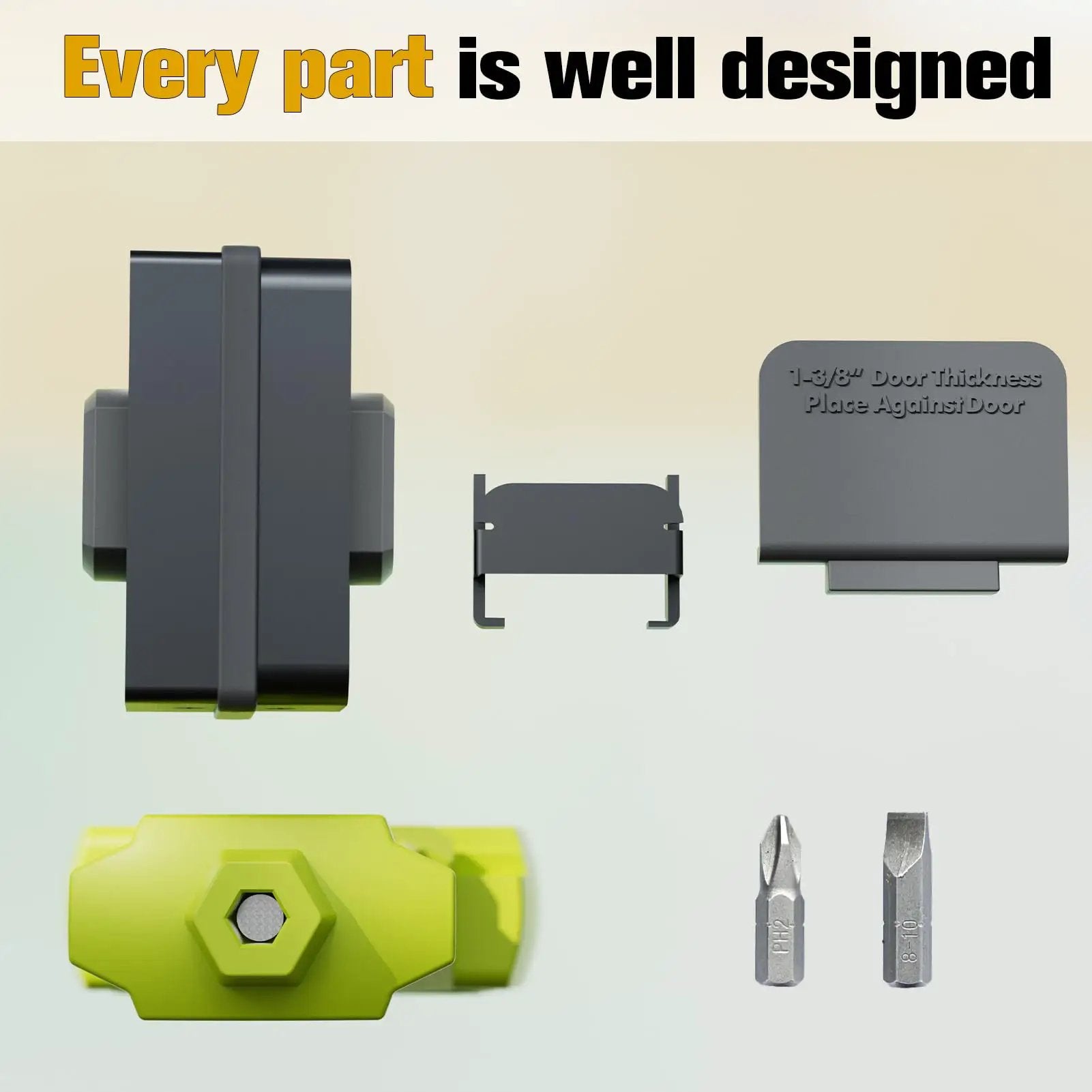 All-in-One Door Latch Kit With Built-In Chisel ✓