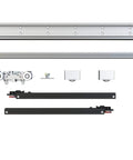 39 Inch Soft Close Sliding Barn Door Hardware Set With Hidden Track For Interior Doors Up To 39 Inches Wide And 1.75 Inch Thick, Heavy