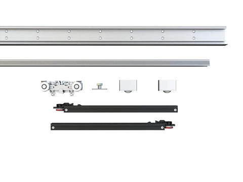 39 Inch Soft Close Sliding Barn Door Hardware Set With Hidden Track For Interior Doors Up To 39 Inches Wide And 1.75 Inch Thick, Heavy