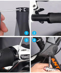 Installation of No Slip Locking Bike Grips For 22.2mm Handlebars With Soft Rubber Comfort And Ergonomic Triple Density Textured Grip