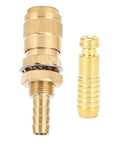 Brass Gas Adapter Welding Fitting For Quick Safe Connection Between Gas Supply And Welding Plug No Leak Design With Durable Brass Body