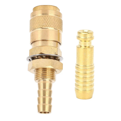 Brass Gas Adapter Welding Fitting For Quick Safe Connection Between Gas Supply And Welding Plug No Leak Design With Durable Brass Body