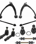 Beat The Road Front Suspension Kit Control Arms Ball Joints Tie Rods For Gm Trucks Cadillac Escalade 2009 2014 parts layout