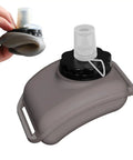 Wrist Water Bottle On The Go 200ml Leak Proof No Spill Hydration Gear with silicone strap and single-bite mouthpiece shown.