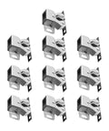 Awesome Double Roller Cabinet Latch Ball Spring That Snaps Shut Perfectly For Wardropes Cupboards And Kitchen Doors With Adjustable Layout And Easy Install, set of ten metal latches.
