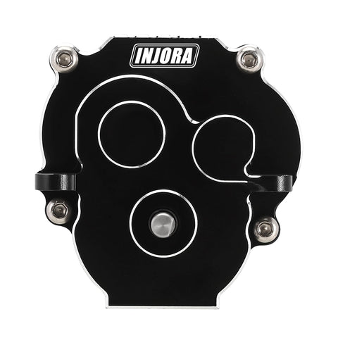 Heavy Duty CNC Aluminum Transmission Gearbox With Sixteen Point Six To One Gears Pinion For TRX4M 1 To 18 Scale RC Crawler Upgrade Black