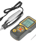Pro Grade Digital Vibration Meter And Tester With Piezoelectric Sensor For Machinery Vibration Measurement And Industrial Analysis Portable Vibration Tool For Acceleration Velocity Displacement And Temperature Readouts handheld meter with probe and cable