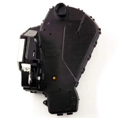 Heavy Duty Liftgate Actuator Tailgate Lock And Rear Trunk Latch Straight Swap For Toyota RAV4 2006 To 2012, black plastic actuator side view.