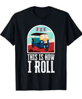 Hella Cool Tuk Tuk Rickshaw Graphic Tee Featuring Dope Vintage Scooter Designs For Bangkok Strolls And East Asia Adventures on black cotton shirt.