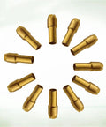 Get These Amsazing 3 Set Brass Collet Kits For Your Rotary Tool, brass collets in circle, fit 0.5 to 3.2mm, durable crafting accessories.