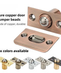 4 Pack Adjustable Ball Catches For Cabinets And Bathroom Doors With Spring Latches Hidden Elastic Clamping Mechanism